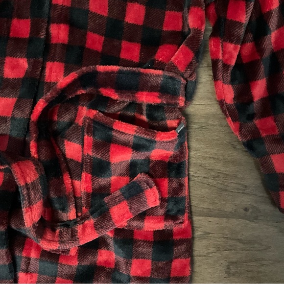 BUNDLE 3 Pc Set Boys Sz 10-12 Christmas PJs Set Robe Bundle - Picture 9 of 9